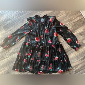 Cat and Jack floral winter dress - worn one time
Perfect for Christmas!